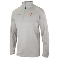Columbia Cleveland Cavaliers Omni-Wick Rockin' It Quarter-Zip Pullover Top Heather Gray
