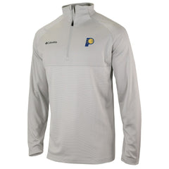 Columbia Indiana Pacers Omni-Wick Rockin' It Quarter-Zip Pullover Top Heather Gray