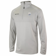 Columbia Oklahoma City Thunder Omni-Wick Rockin' It Quarter-Zip Pullover Top Heather Gray