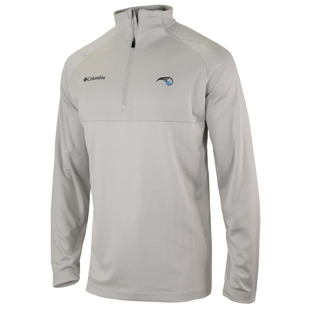 Columbia Orlando Magic Omni-Wick Rockin' It Quarter-Zip Pullover Top Heather Gray