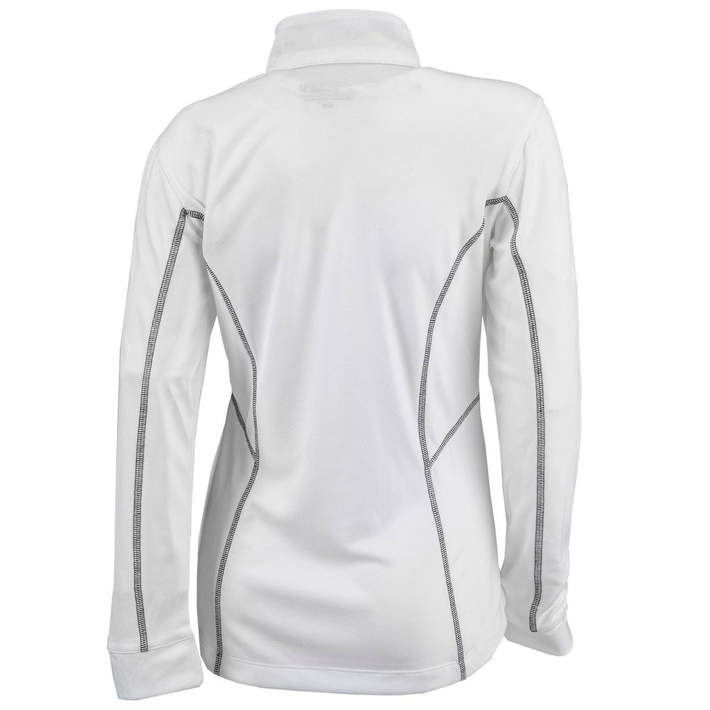 Columbia Cleveland Cavaliers Women's Omni-Wick Shotgun Quarter-Zip Pullover Top White