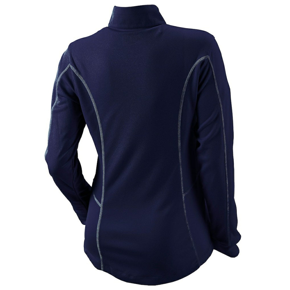 Columbia Indiana Pacers Women's Omni-Wick Shotgun Quarter-Zip Pullover Top Navy