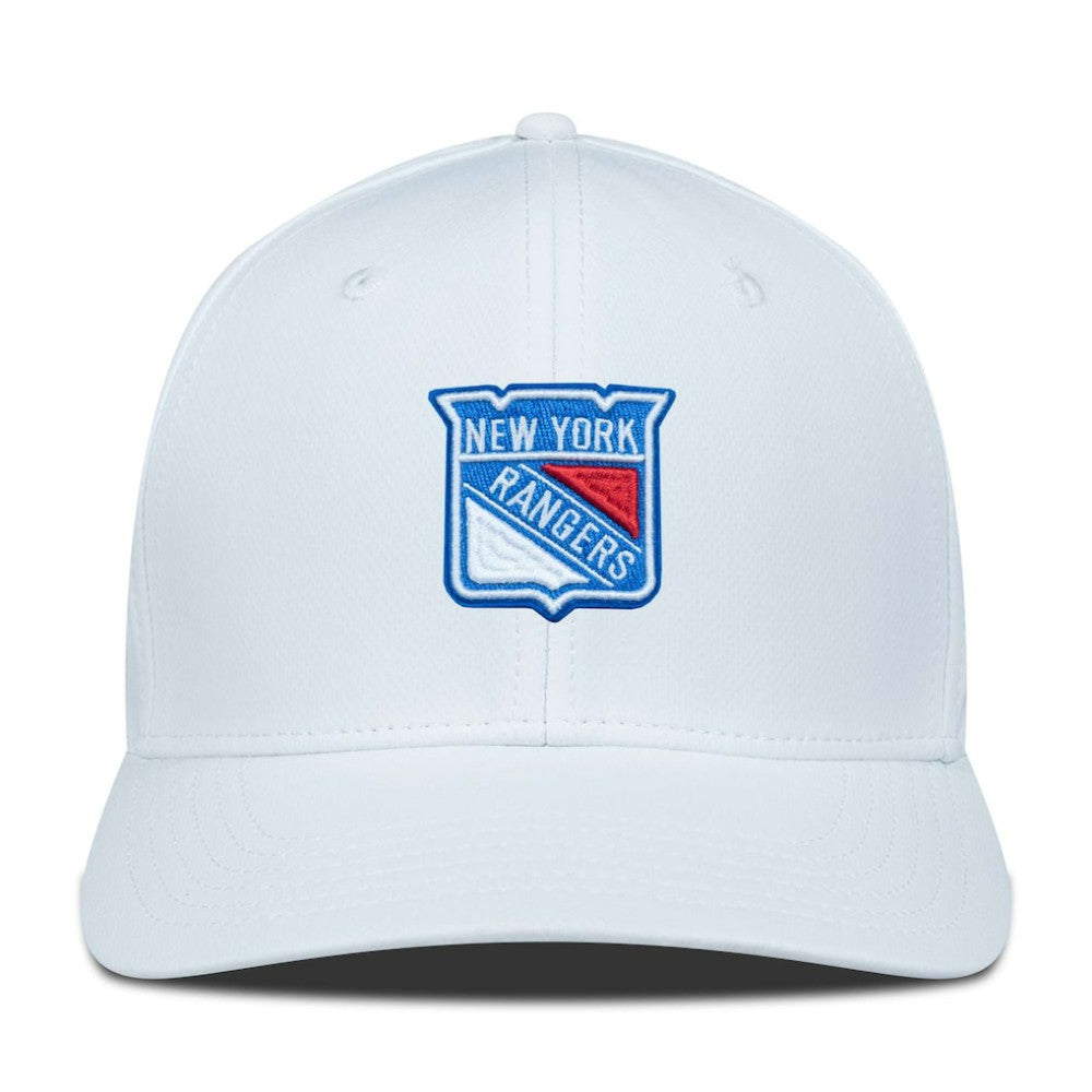 New York Rangers Levelwear Rise Flex Hat - White | NHL sale
