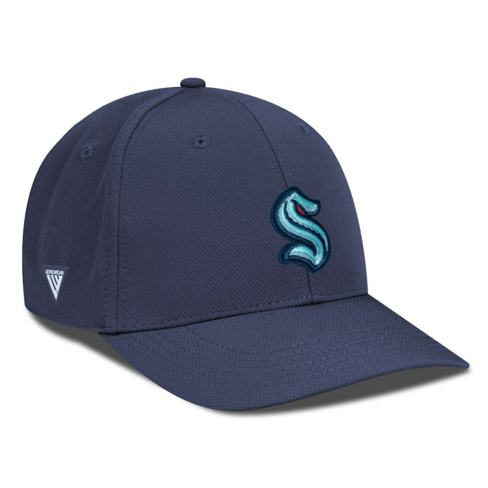 Seattle Kraken Levelwear Rise Flex Hat - Navy | NHL near me