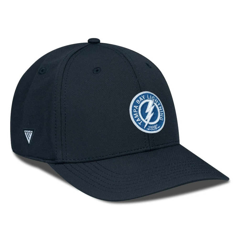 Tampa Bay Lightning Levelwear Rise Flex Hat - Black | NHL Lifestyle