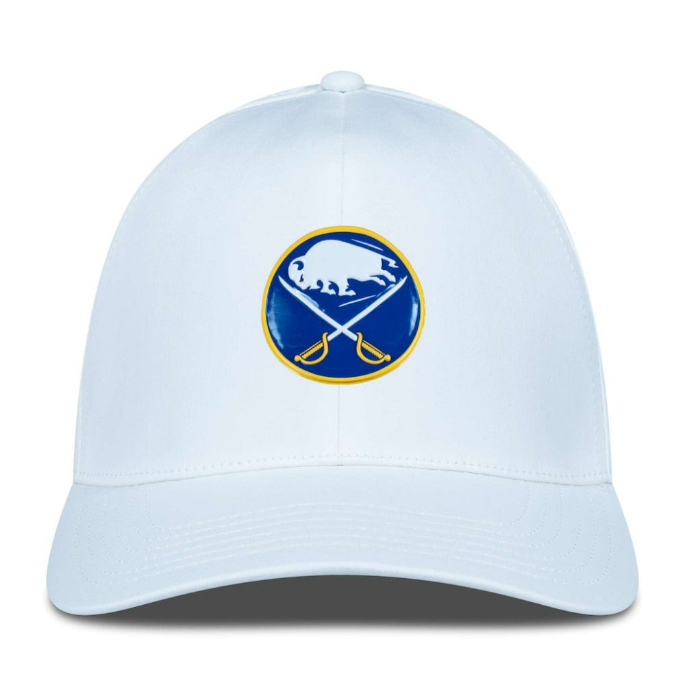 Buffalo Sabres Levelwear Zeta Flex Hat - White | NHL Lifestyle