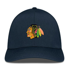 Chicago Blackhawks Levelwear Zeta Flex Hat - Black | NHL Clearance