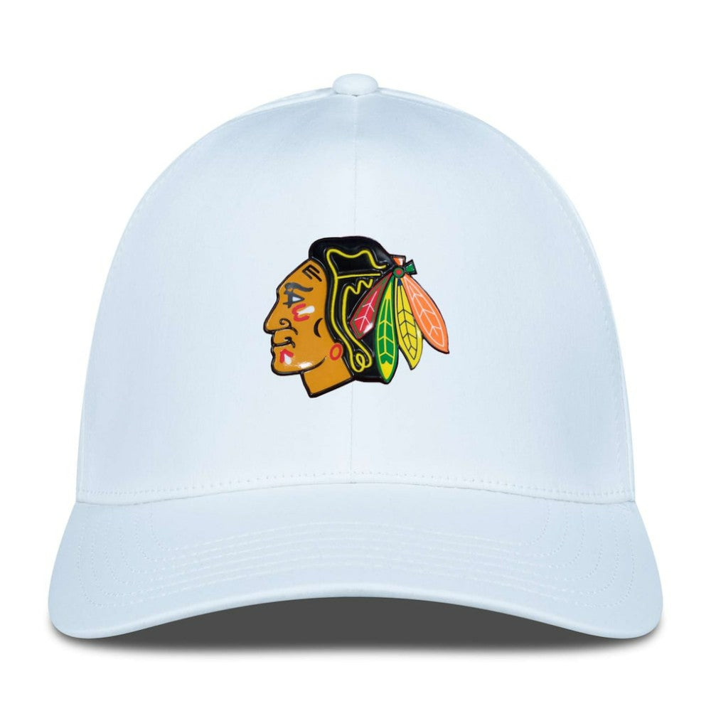 Chicago Blackhawks Levelwear Zeta Flex Hat - White | NHL Clearance
