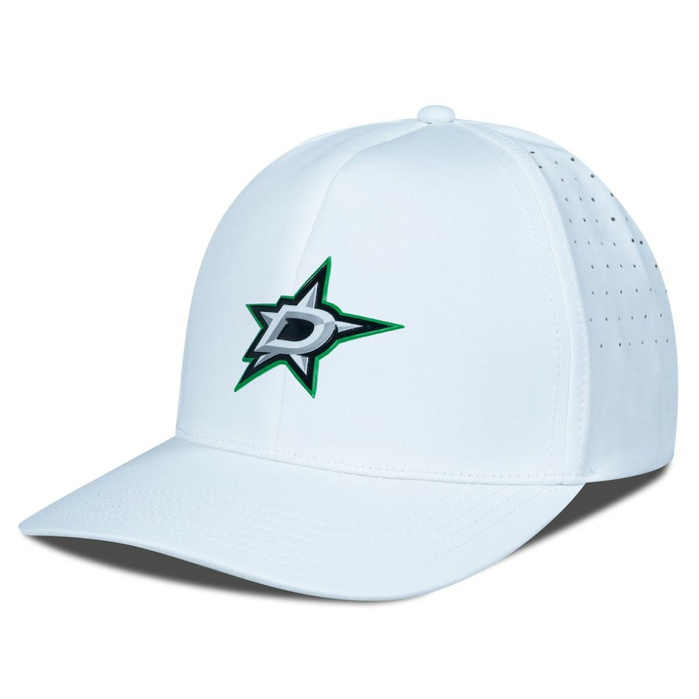 Dallas Stars Levelwear Zeta Flex Hat - White | NHL Clearance