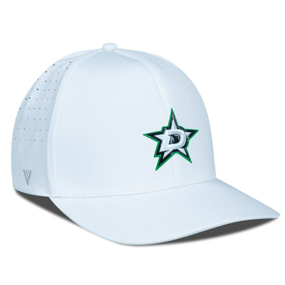 Dallas Stars Levelwear Zeta Flex Hat - White | NHL Clearance