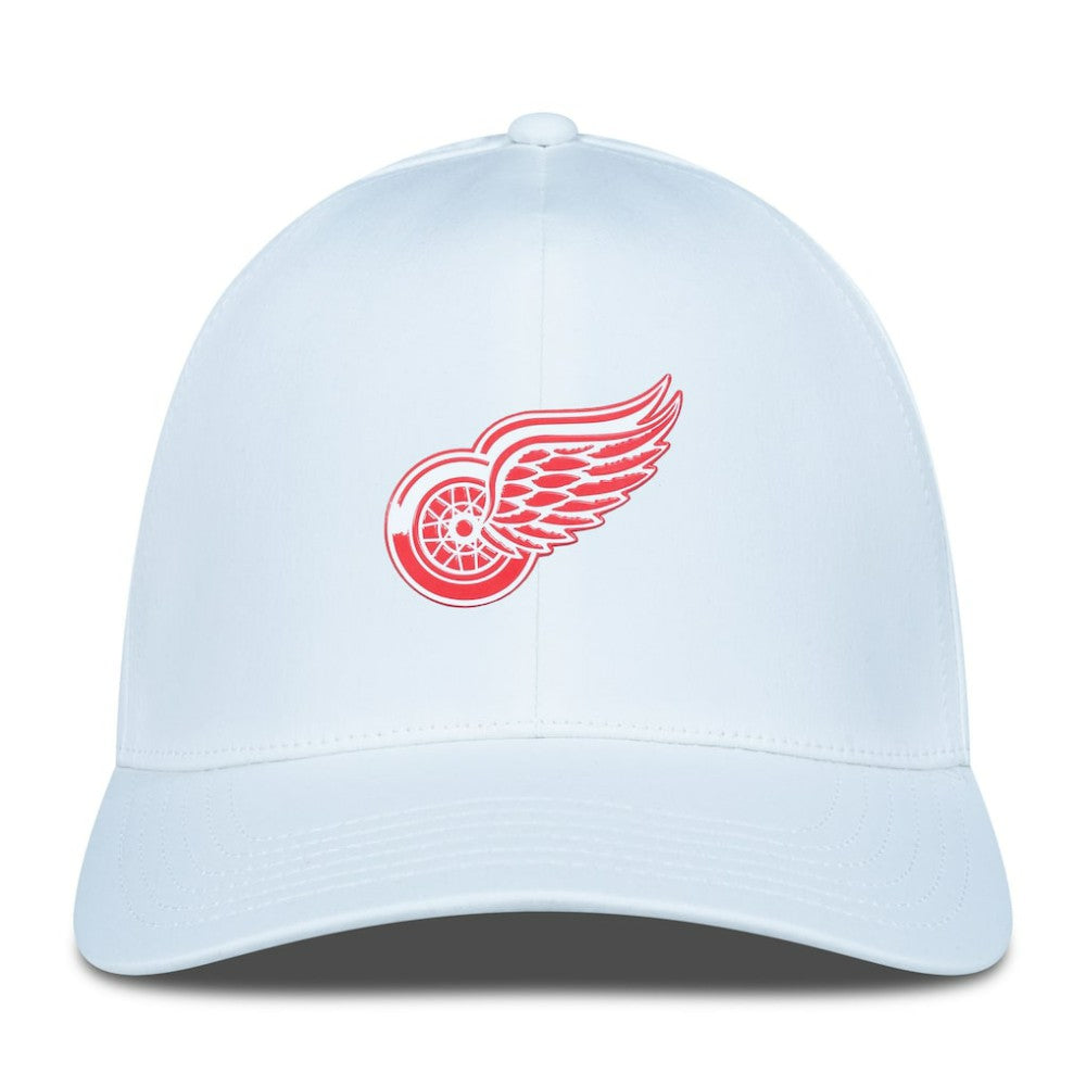 Detroit Red Wings Levelwear Zeta Flex Hat - White | NHL Lifestyle