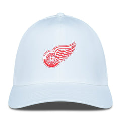 Detroit Red Wings Levelwear Zeta Flex Hat - White | NHL Lifestyle
