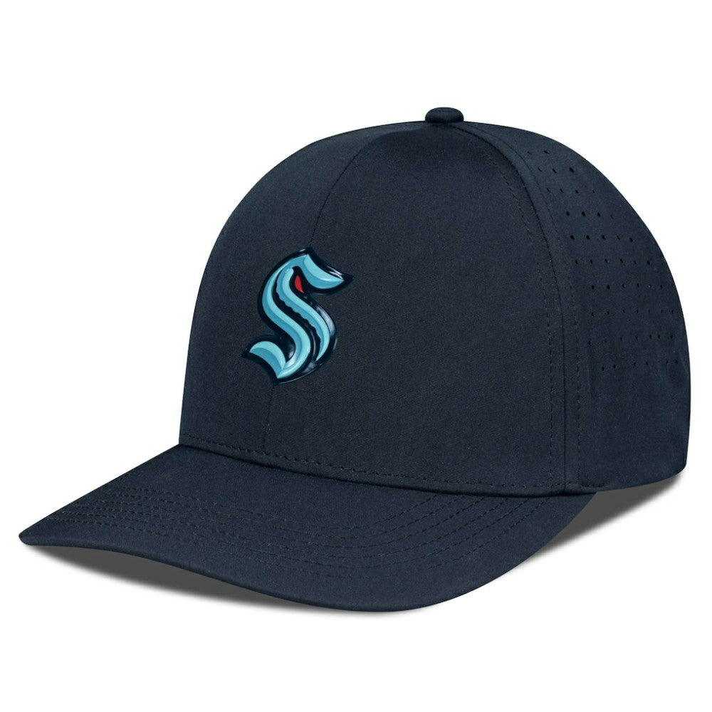 Seattle Kraken Levelwear Zeta Flex Hat - Black | NHL near me