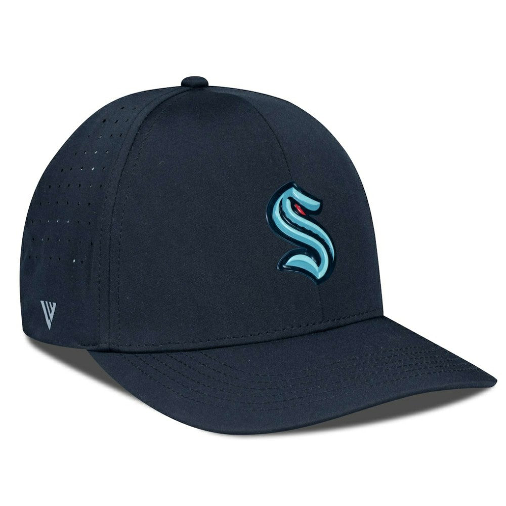 Seattle Kraken Levelwear Zeta Flex Hat - Black | NHL near me