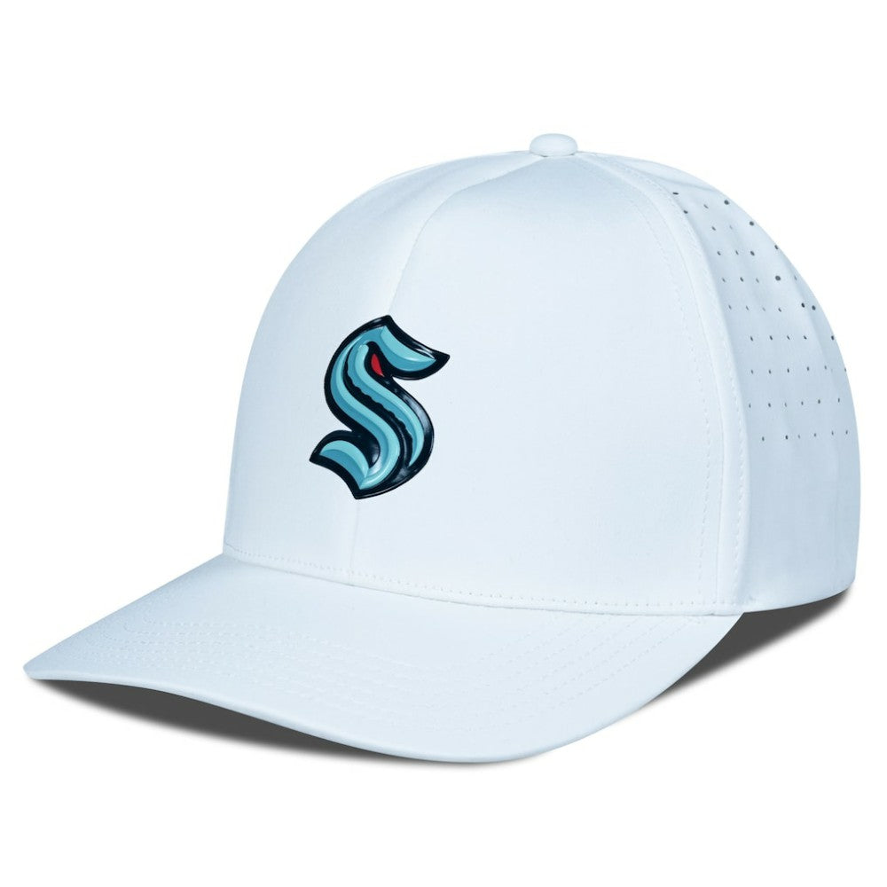 Seattle Kraken Levelwear Zeta Flex Hat - White | NHL sale