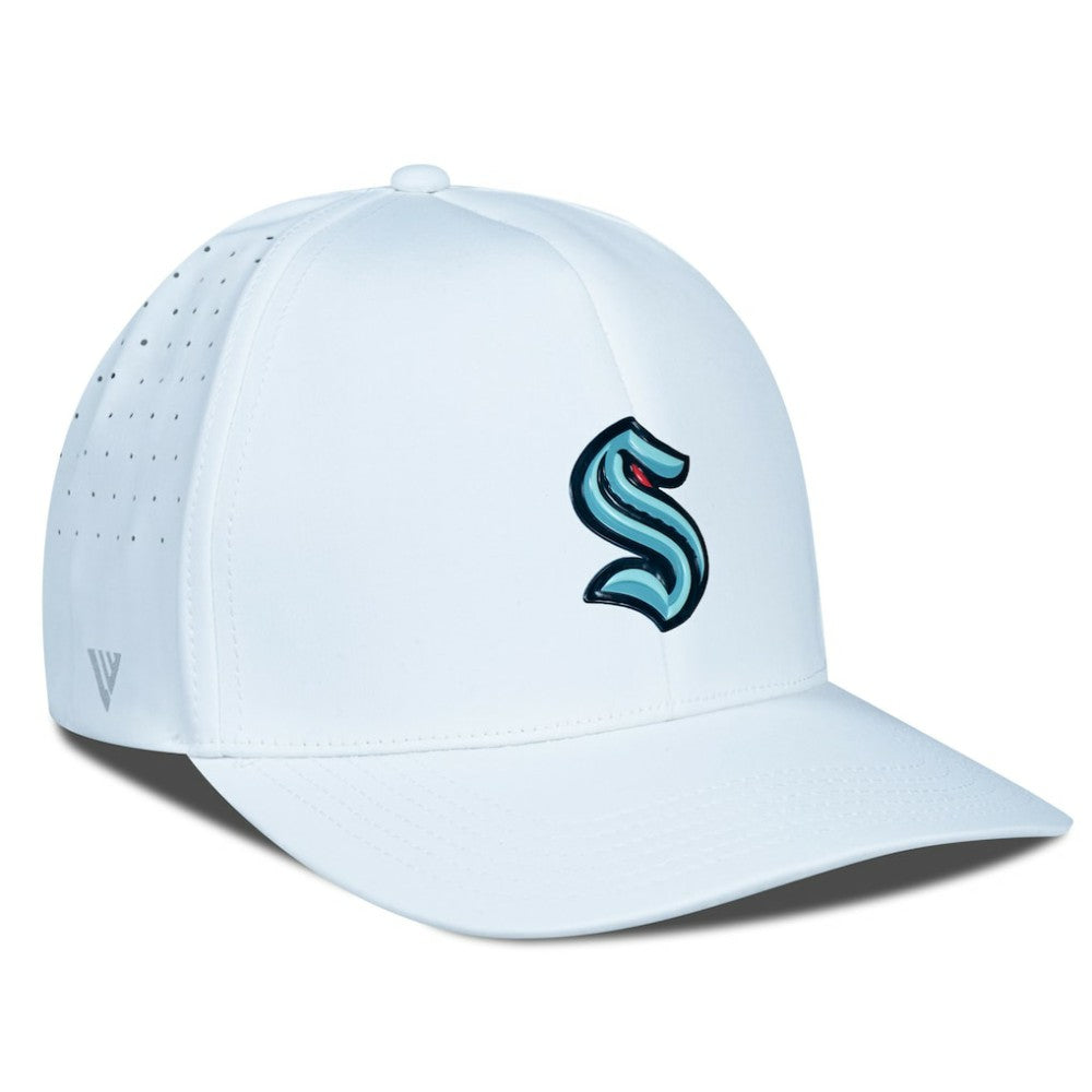 Seattle Kraken Levelwear Zeta Flex Hat - White | NHL sale