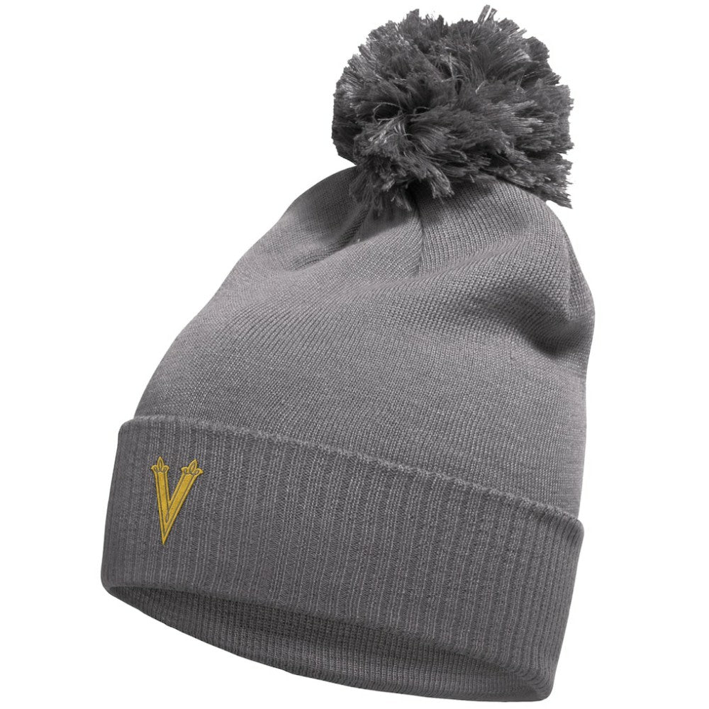 Vegas Golden Knights adidas 2024 NHL Winter Classic Cuffed Knit Hat with Pom - Charcoal | Adidas Lifestyle