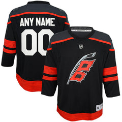 Carolina Hurricanes Youth Home Replica Custom Jersey - Black | NHL Lifestyle