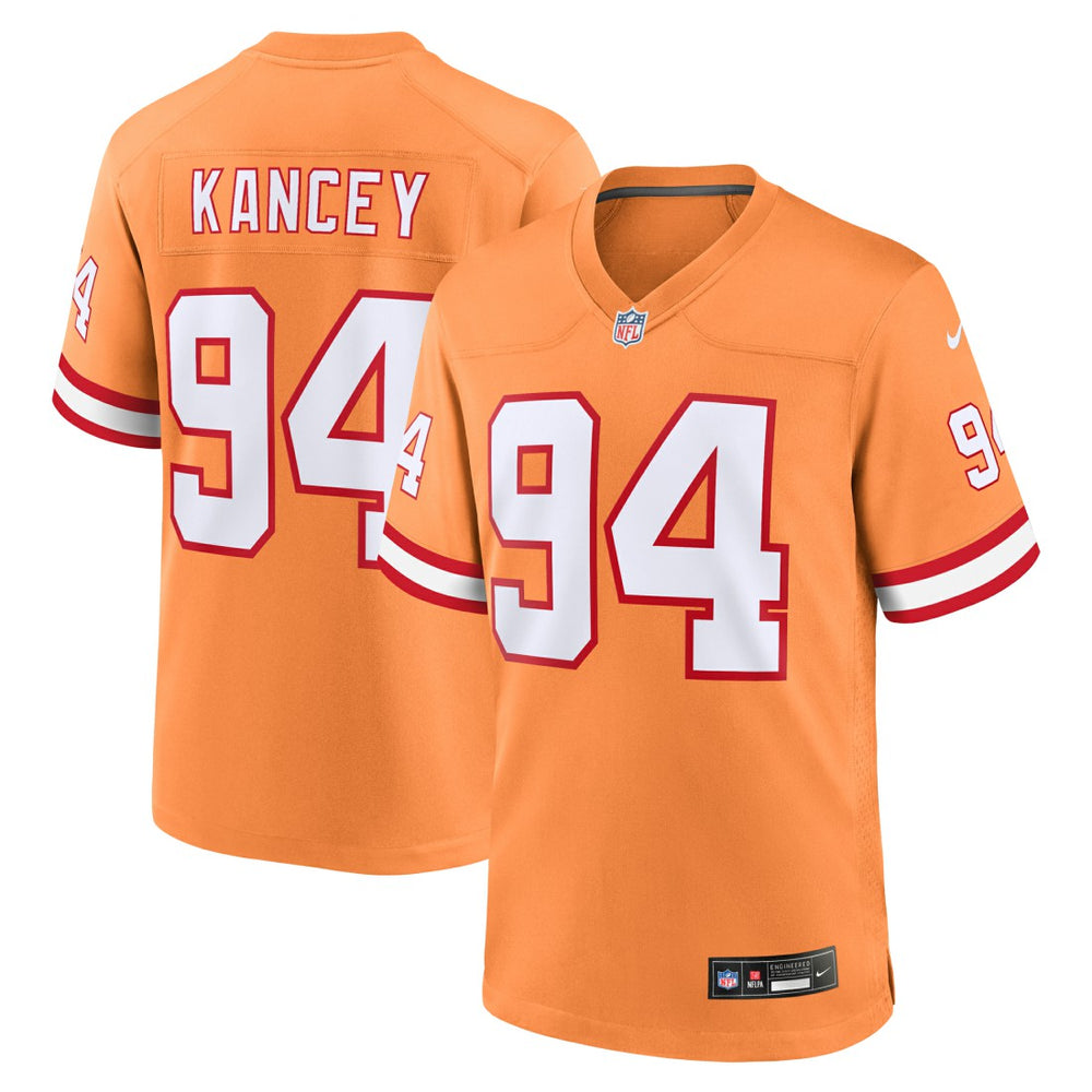 Calijah Kancey Tampa Bay Buccaneers Alternate Game Jersey - Orange - Nike
