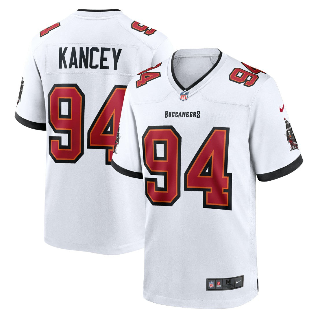 Calijah Kancey Tampa Bay Buccaneers Game Jersey - White - Nike