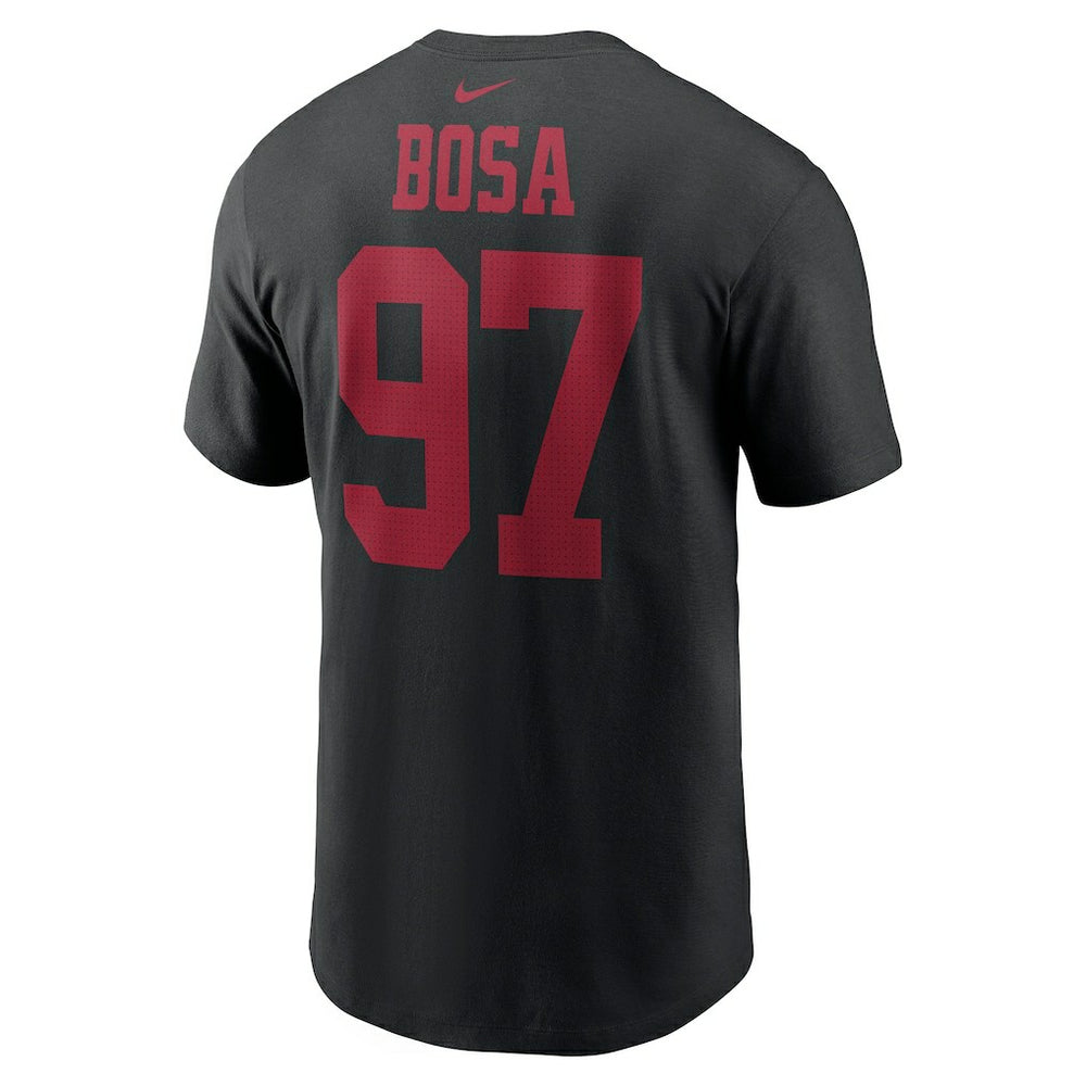 Nick Bosa San Francisco 49ers Player Name & Number T-Shirt - Black - Nike