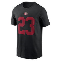 Christian McCaffrey San Francisco 49ers Player Name & Number T-Shirt - Black - Nike
