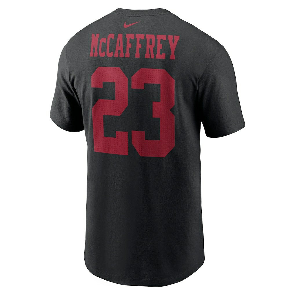 Christian McCaffrey San Francisco 49ers Player Name & Number T-Shirt - Black - Nike