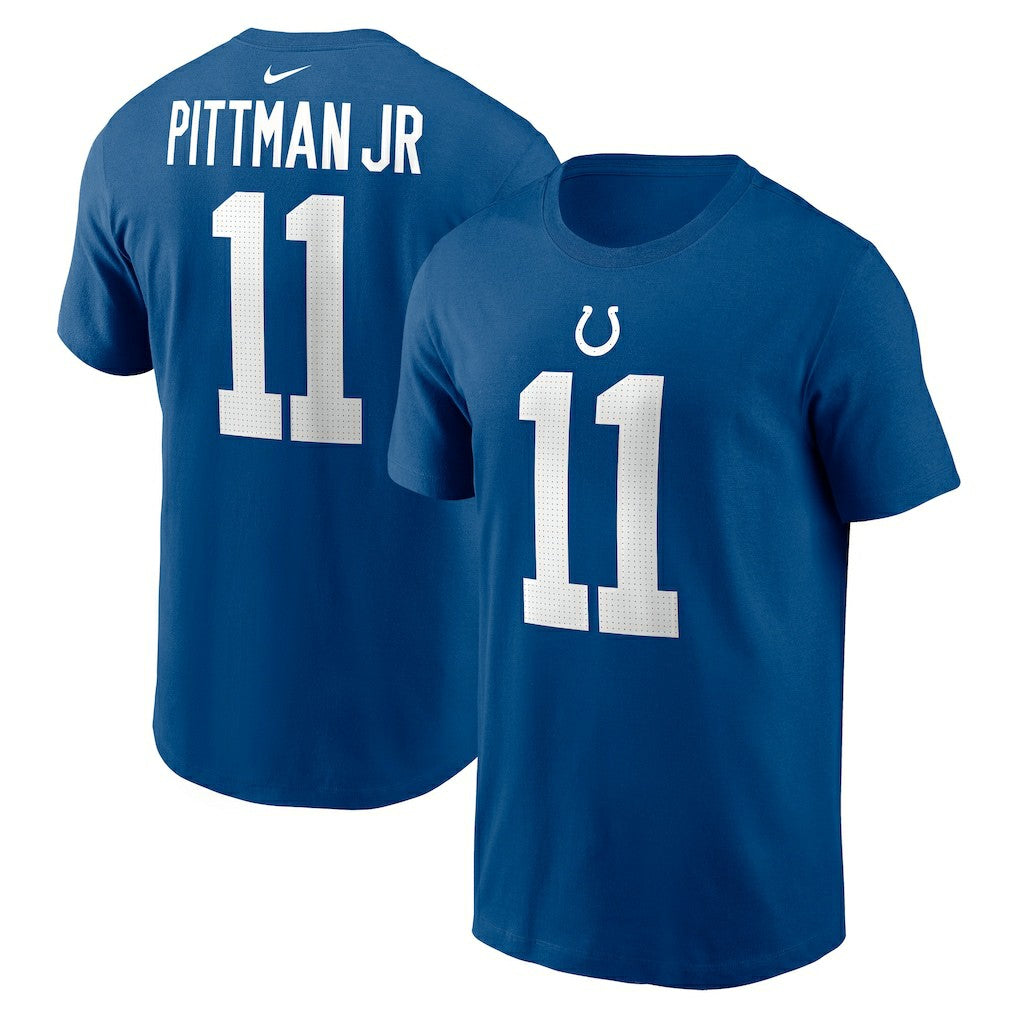 Michael Pittman Jr. Indianapolis Colts Player Name & Number T-Shirt - Royal - Nike