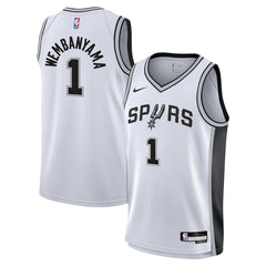 Nike Victor Wembanyama San Antonio Spurs Youth Swingman Jersey Association Edition White