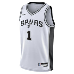 Nike Victor Wembanyama San Antonio Spurs Youth Swingman Jersey Association Edition White