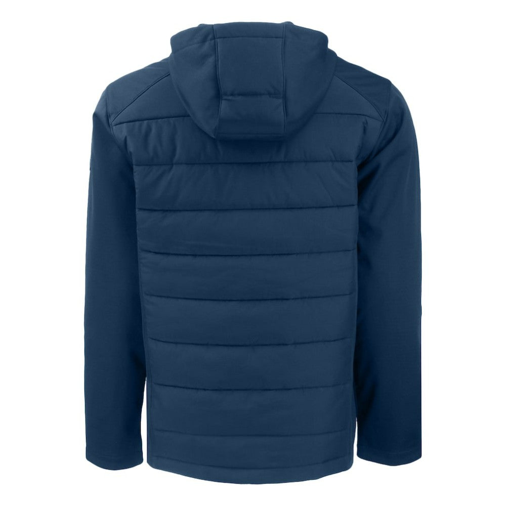 Chicago Cubs Cutter & Buck Stars & Stripes Big & Tall Evoke Hybrid Eco Softshell Recycled Full-Zip Hoodie Jacket Discount