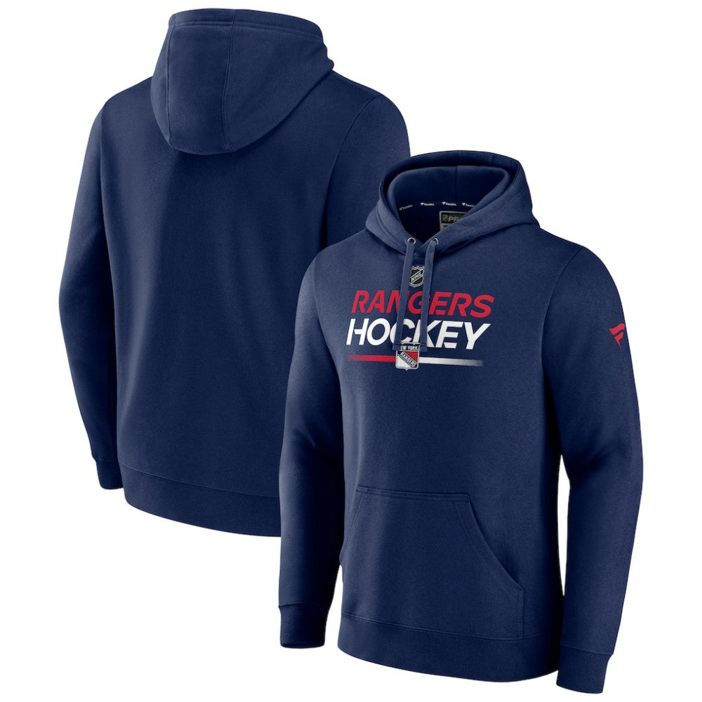 New York Rangers Fanatics Alternate Wordmark Fleece Pullover Hoodie - Navy | Fanatics discount