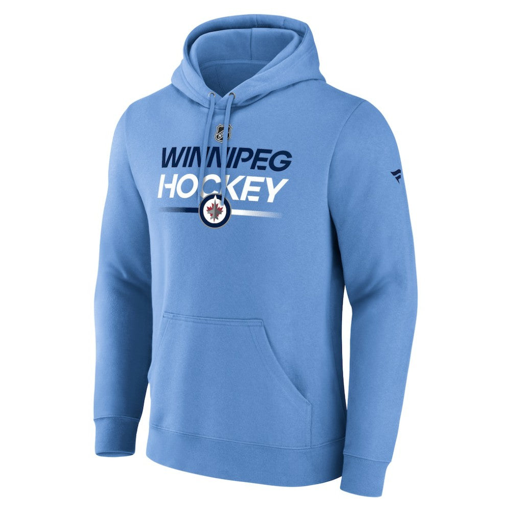 Winnipeg Jets Fanatics Alternate Wordmark Fleece Pullover Hoodie - Light Blue | Fanatics sale