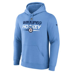 Winnipeg Jets Fanatics Alternate Wordmark Fleece Pullover Hoodie - Light Blue | Fanatics sale