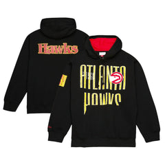 Mitchell & Ness Atlanta Hawks Hardwood Classics OG 2.0 Pullover Hoodie Black