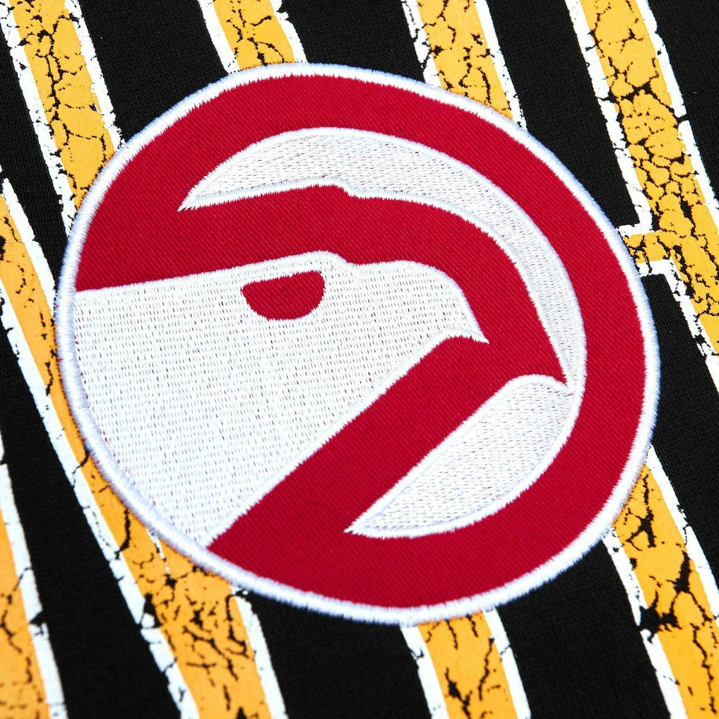 Mitchell & Ness Atlanta Hawks Hardwood Classics OG 2.0 Pullover Hoodie Black