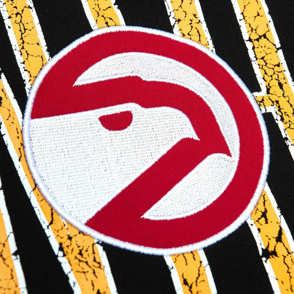 Mitchell & Ness Atlanta Hawks Hardwood Classics OG 2.0 Pullover Hoodie Black