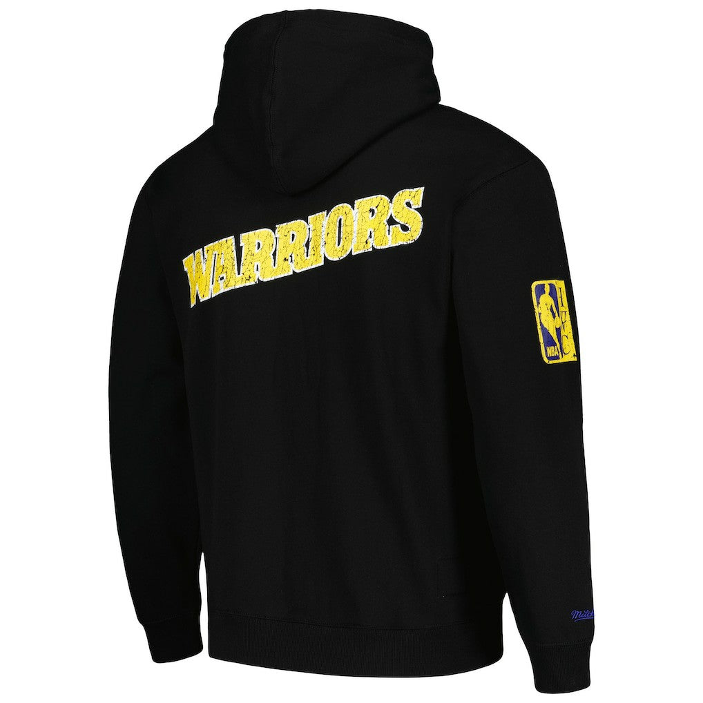 Mitchell & Ness Golden State Warriors Hardwood Classics OG 2.0 Pullover Hoodie Black