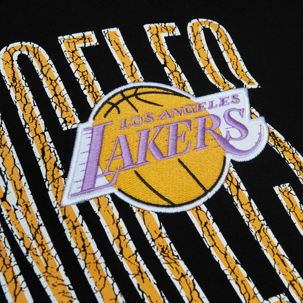 Mitchell & Ness Los Angeles Lakers Hardwood Classics OG 2.0 Pullover Hoodie Black