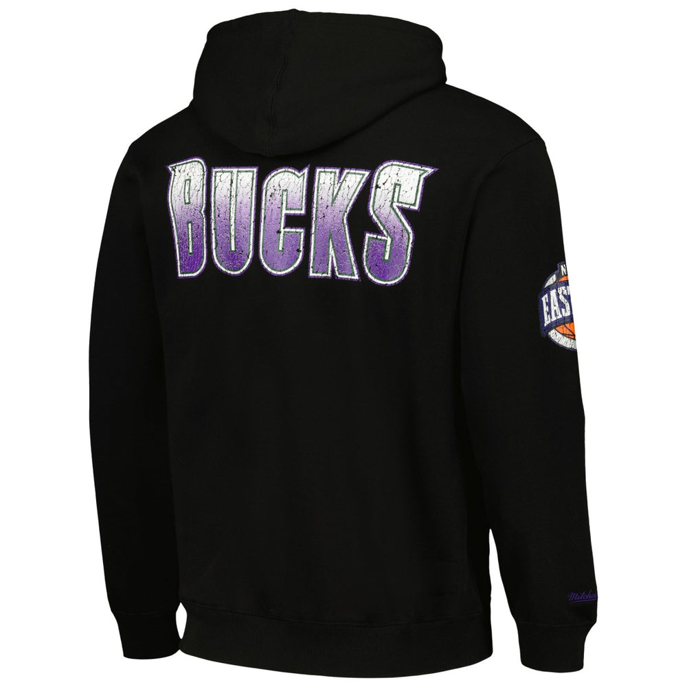 Mitchell & Ness Milwaukee Bucks Hardwood Classics OG 2.0 Pullover Hoodie Black