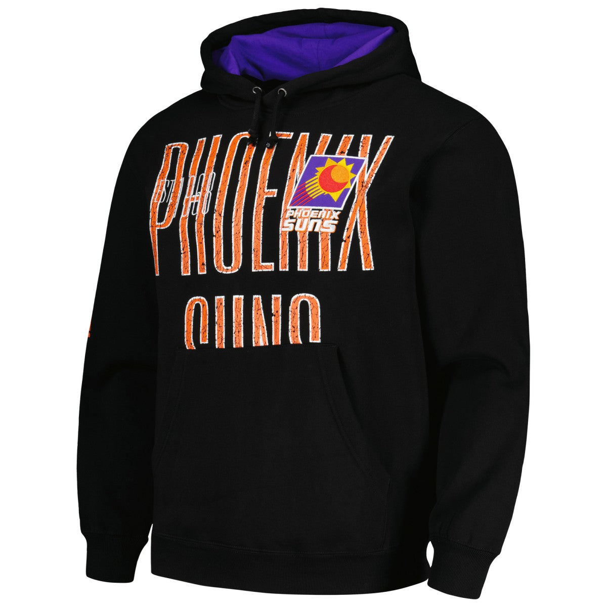 Mitchell & Ness Phoenix Suns Hardwood Classics OG 2.0 Pullover Hoodie Black