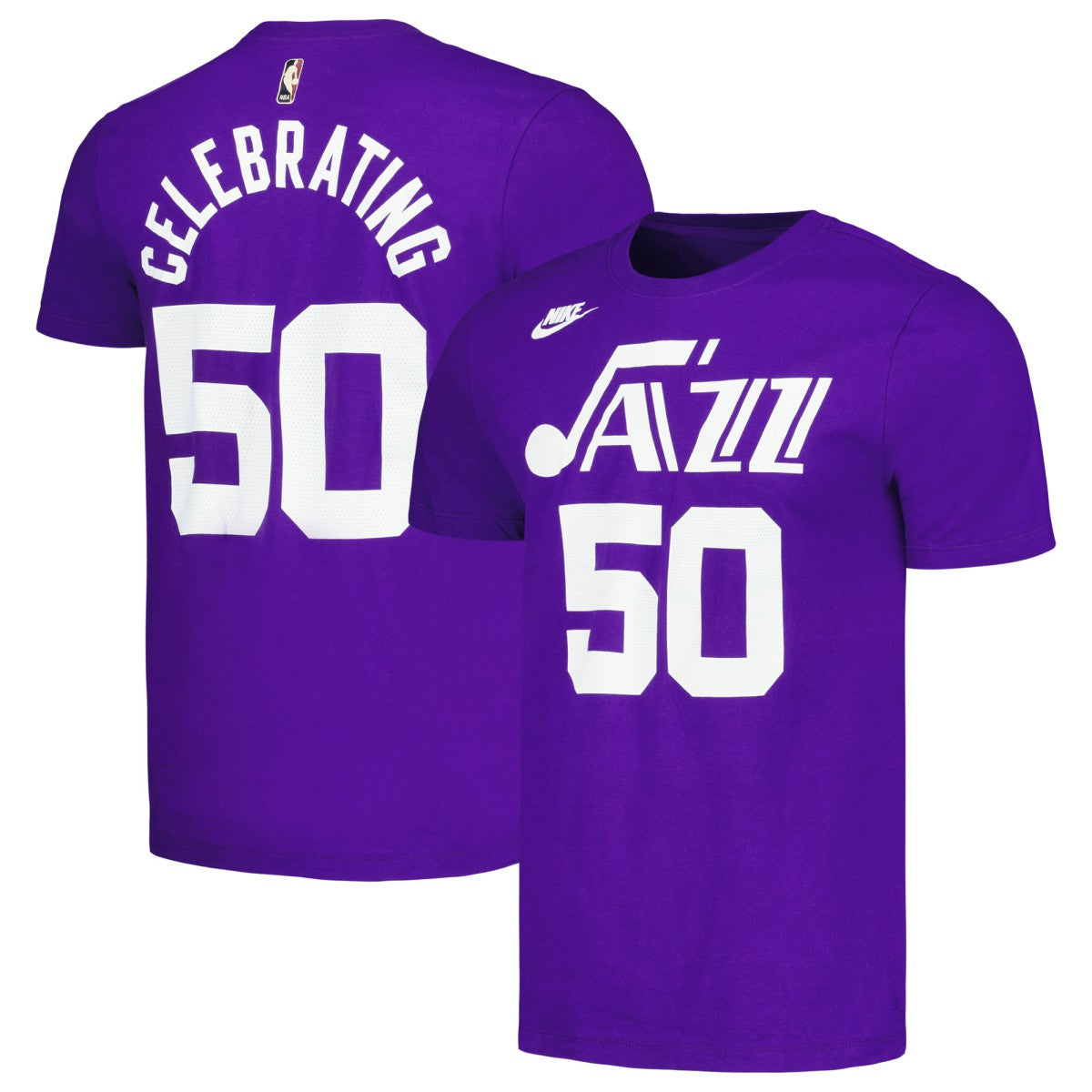 Nike Utah Jazz Unisex 50th Anniversary T-Shirt Purple