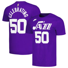 Nike Utah Jazz Unisex 50th Anniversary T-Shirt Purple