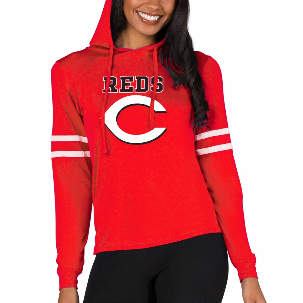 Cincinnati Reds Concepts Sport Women's Marathon Lightweight Lounge Pullover Hoodie Online