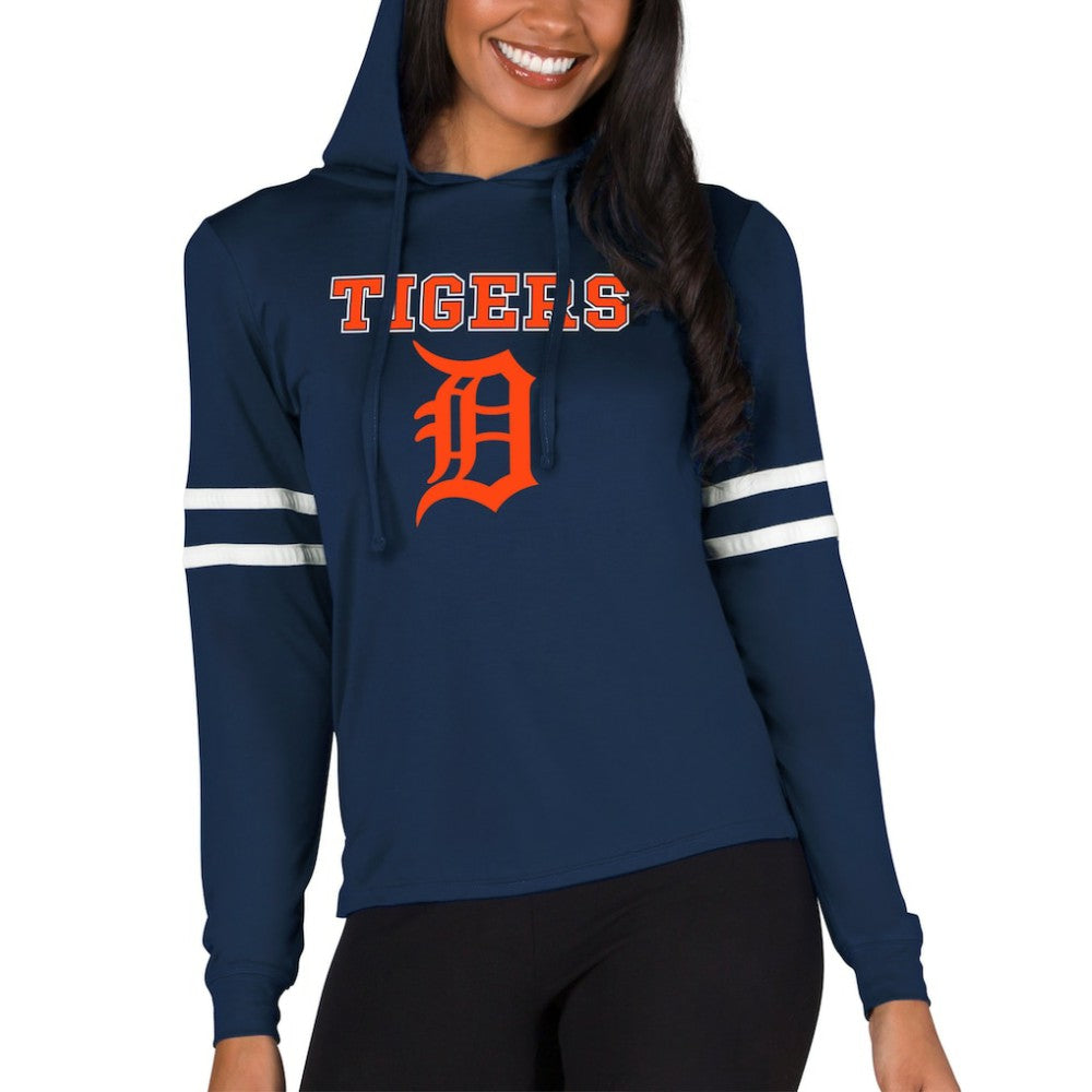 Detroit Tigers Concepts Sport Women's Marathon Lightweight Lounge Pullover Hoodie Discount