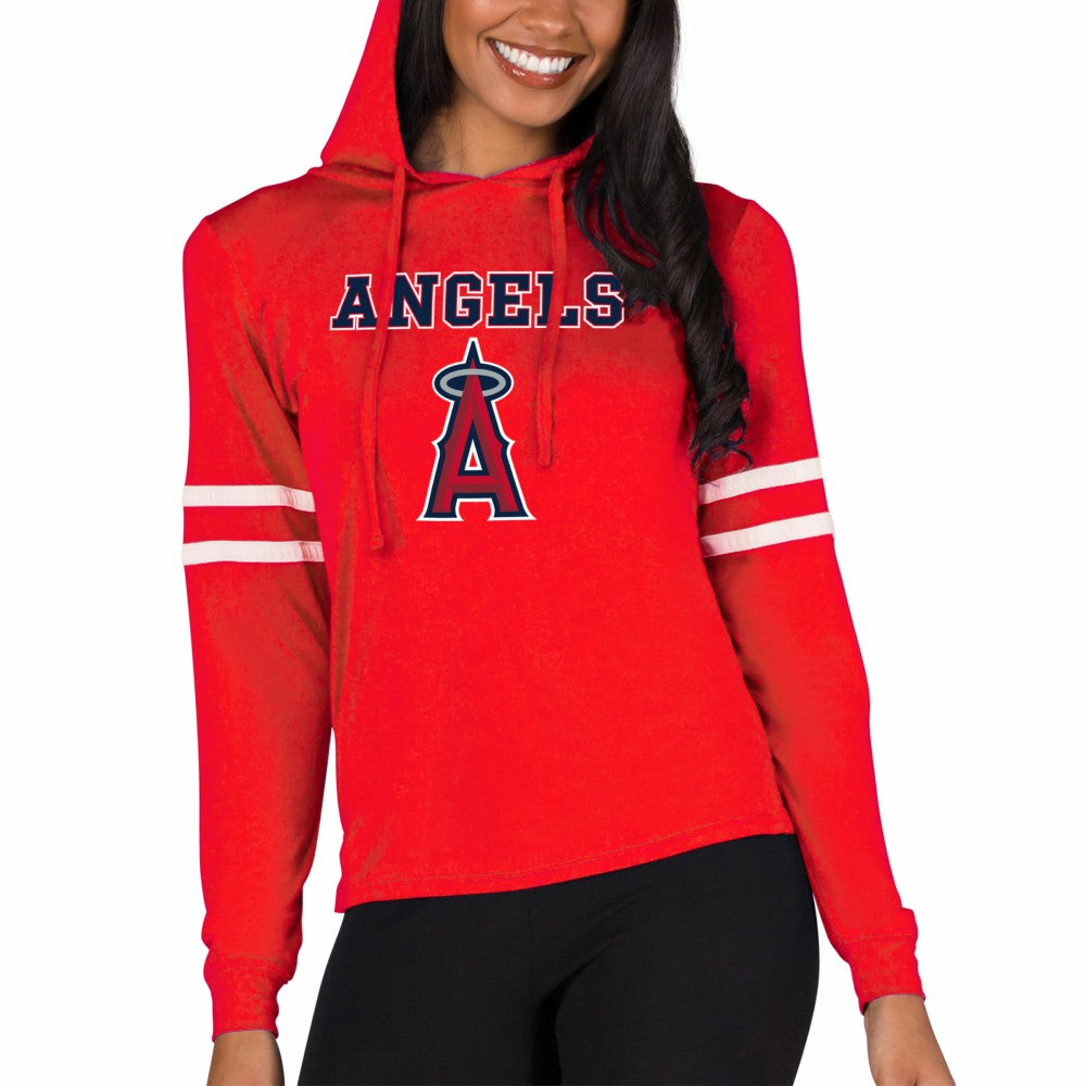 Los Angeles Angels Concepts Sport Women's Marathon Lightweight Lounge Pullover Hoodie Online