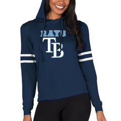 Tampa Bay Rays Concepts Sport Women's Marathon Lightweight Lounge Pullover Hoodie Outlet