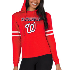 Washington Nationals Concepts Sport Women's Marathon Lightweight Lounge Pullover Hoodie for sale