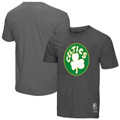Mitchell & Ness Boston Celtics Unisex Hardwood Classics MVP Throwback Logo T-Shirt Heather Gray