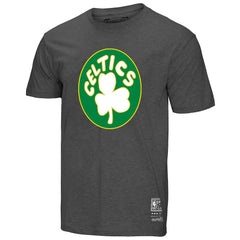 Mitchell & Ness Boston Celtics Unisex Hardwood Classics MVP Throwback Logo T-Shirt Heather Gray